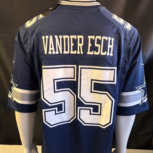 New mens large authentic Dallas Cowboys Vander Esch football jersey - Picture 1 of 9